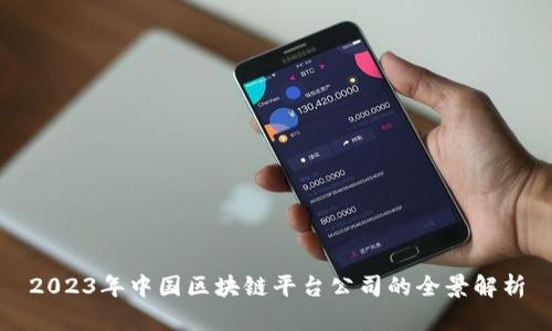 2023年中国区块链平台公司的全景解析